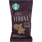 Starbucks Caffe Verona Single Pot Ground Coffee - Portion Pack Portion Pack - Dark Cocoa - Dark/Bold - 2.5 oz Per Bag - 18 Packet - 18 / Box