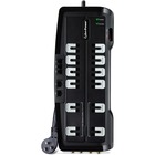 CyberPower CSHT1208TNC2 Home Theater 12-Outlets Surge Suppressor NET, and AV protection - Plain Brown Boxes - 12 x NEMA 5-15R - 3150 J - 125 V AC Input - 125 V AC Output