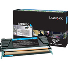 Lexmark Toner Cartridge - Laser - High Yield - 10000 Pages - Cyan - 1 Each