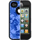 OtterBox Defender for Apple Iphone 4 / 4S - Silicone Body - Polycarbonate Interior Material - Ocean Camo - Belt Clip - 4.88" (123.95 mm) Height x 2.71" (68.83 mm) Width x 0.66" (16.76 mm) Depth