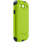OtterBox Samsung Galaxy S3 Commuter Series - For Smartphone - Glow Green, Lake Blue - Impact Resistant - Silicone, Polycarbonate