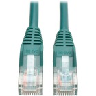 Tripp Lite 25-ft. Cat5e 350MHz Snagless Molded Cable (RJ45 M/M) - Green - 25 ft Category 5e Network Cable for Network Device - First End: 1 x RJ-45 Male Network - Second End: 1 x RJ-45 Male Network - Patch Cable - Green