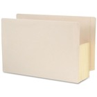 Smead TUFF Pocket End Tab File Pocket - Legal - 8 1/2" x 14" - Straight Cut Tab - 5 1/4" Expansion - 1200 Sheet - 10 / Box - 11 pt. - Manila