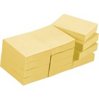 Post-it® Greener Notes, Canary Yellow, 36 mm x 51 mm, 12/Pack, 653-RP - 1.42" x 2.01" - Rectangle - 100 Sheets per Pad - Canary Yellow - Recyclable - 12 / Pack
