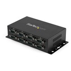 StarTech.com USB to Serial Adapter Hub - 8 Port - Industrial - Wall Mount - Din Rail - COM Port Retention - FTDI USB to RS232 - 1 Pack - Wall Mountable - USB - PC, Mac, Linux - 8 x Number of Serial Ports External - 1 x Number of USB Ports - TAA Compliant