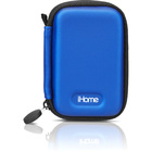 iHome iHM11LC Carrying Case iPod - Blue - Splash Proof, Water Resistant - 3.90" (99.06 mm) Height x 2.56" (65.02 mm) Width x 1.10" (27.94 mm) Depth - 1 Pack