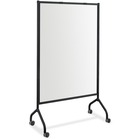 Safco Impromptu Magnetic Whiteboard Screens - White Surface - Black Steel Frame - Rectangle - Assembly Required - 1 / Each