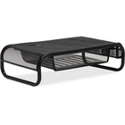 Lorell Mesh Wire Monitor Stand - 20" (508 mm) Width - Black