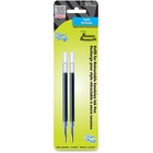 Zebra Pen Emulsion EQ Pen Refills - 1 mm, Bold Point - Blue Ink - Smear Proof, Quick-drying Ink - 2 / Pack