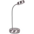 Evolution Lighting Gooseneck LED Desk Lamp - LED Bulb - Brushed Steel - 200 Lumens - Desk Mountable