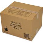 Crownhill Shipping Box - External Dimensions: 15" Width x 12.5" Depth x 18" Height - 56.63 L - Kraft - Brown - For CD/DVD, Tool, Book - Recycled - 10 / Pack
