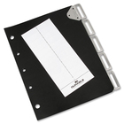 DURABLE Catalogue Rack Indexes - Black Metal Tab(s) - 1 Pack