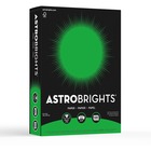 Astrobrights Inkjet, Laser Colored Paper - Gamma Green - Recycled - Letter - 8 1/2" x 11" - 24 lb Basis Weight - Smooth - 500 / Pack - Acid-free