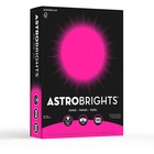 Astrobrights Color Copy Paper - Fireball Fuchsia - Letter - 8 1/2" x 11" - 24 lb Basis Weight - Smooth - 500 / Pack - Acid-free, Lignin-free
