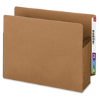 Smead File Pocket - Letter - 8 1/2" x 11" Sheet Size - 700 Sheet Capacity - 5 1/4" Expansion - Straight Tab Cut - Redrope, Tyvek, Paper - 122.5 g - Recycled - 1 Pack