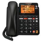 AT&T CL4940 Standard Phone - Black - 1 x Phone Line - Speakerphone - Answering Machine - Backlight