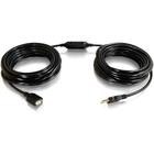 C2G 25ft USB A Male to Female Active Extension Cable (Center Booster Format) - 25 ft USB Data Transfer Cable - First End: 1 x USB Type A - Male - Second End: 1 x USB Type A - Female - Extension Cable - Black