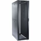 APC by Schneider Electric NetShelter SX 48U 600mm Wide x 1200mm Deep Enclosure - For Server - 48U Rack Height x 19" (482.60 mm) Rack Width - Floor Standing - Black - 1022.73 kg Dynamic/Rolling Weight Capacity - 1363.64 kg Static/Stationary Weight Capacity