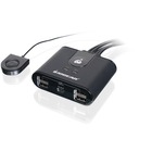 IOGEAR 4x4 USB 2.0 Peripheral Sharing Switch - USB - External - 4 USB Port(s) - 4 USB 2.0 Port(s)
