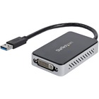 StarTech.com USB 3.0 to DVI External Video Card Multi Monitor Adapter with 1-Port USB Hub - 1920x1200 - Connect a DVI-equipped display through USB 3.0 for an accelerated HD external multi-monitor solution - with 1-Port USB Hub - USB3 to DVI External Video Card Multi-Monitor Graphics Adapter with Built in 1-Port USB Hub - 1920x1200 / 1080p