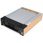 StarTech.com Aluminum Black SATA Hard Drive Drawer - Storage mobile rack - black - Turns any 3.5in SATA hard drive into a rugged, hot-swap storage solution for a 5.25in bay - 3.5in sata mobile rack - hard drive mobile rack - hdd moble rack -removable hard drive bay