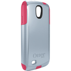 OtterBox Galaxy S4 Commuter Series Case - For Smartphone - Blaze Pink, Powder Gray - Silicone, Polycarbonate