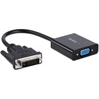 StarTech.com DVI-D to VGA Active Adapter Converter Cable - 1920x1200 - 1 ft DVI/VGA Video Cable for Video Device, Notebook, Monitor, Projector, Desktop Computer, Projector - First End: 1 x DVI-D Male Digital Video - Second End: 1 x HD-15 Female VGA, Secon