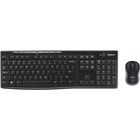 Logitech MK270 Wireless Keyboard and Mouse Combo for Windows, 2.4 GHz Wireless, Compact Mouse, 8 Multimedia and Shortcut Keys, 2-Year Battery Life, for PC, Laptop - USB Wireless RF 2.40 GHz Keyboard - English - Black - USB Wireless RF Mouse - Optical - 3 Button - Scroll Wheel - Black - Multimedia, Internet Key, Email, Play/Pause, Volume Control, On/Off Switch Hot Key(s) - AA, AAA for PC - Retail - 1 Pack