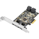 SIIG DP SATA 6Gb/s 4-Port Hybrid PCIe - Serial ATA/600 - PCI Express x2 - Plug-in Card - RAID Supported - 0, 1, 10 RAID Level - 6 Total SATA Port(s)
