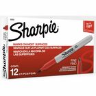 Sharpie Fine Point Permanent Marker - Fine Marker Point - 1 mm Marker Point Size - Red - 1 Each