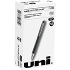 uniball™ Jetstream Retractable Ballpoint Pen - Medium Pen Point - 1 mm Pen Point Size - Retractable - Black Pigment-based Ink - 1 Each