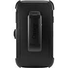 OtterBox Defender Carrying Case (Holster) Smartphone - Black - Drop Resistant Interior, Bump Resistant Interior, Shock Resistant Interior, Scratch Resistant Screen Protector, Scuff Resistant Screen Protector, Debris Resistant Interior, Dust Resistant Interior - Silicone Body - Polycarbonate Interior Material - Belt Clip - Retail