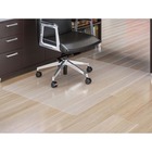 Lorell XXL Polycarbonate Chairmat - Hard Floor - 60" (1524 mm) Width x 60" (1524 mm) Depth - Square - Polycarbonate - Clear
