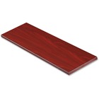 Lorell Desktop Panel System Transaction Top - 35.4" Width x 11.8" Depth1" Thickness - Particleboard, Melamine - Mahogany