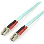 StarTech.com 3m Fiber Optic Cable - 10 Gb Aqua - Multimode Duplex 50/125 - LSZH - LC/LC - OM3 - LC to LC Fiber Patch Cable - Deliver fast, reliable, data transfers, safely over high end networking equipment - Fiber Optic Patch Cord - Multimode Fiber Optic Cable - LC to LC Fiber Patch Cable - Aqua Fiber Cable - 10Gb Patch Cable - 3m 50/125 LSZH OM3 Fiber Patch Cable 3 meter
