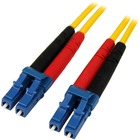 StarTech.com 1m Fiber Optic Cable - Single-Mode Duplex 9/125 - LSZH - LC/LC - OS1 - LC to LC Fiber Patch Cable - Connect fiber network devices for high-speed transfers with LSZH rated cable - 1m LC Fiber Optic Cable - 1 m LC to LC Fiber Patch Cable - 1 meter LC Fiber Cable - Single-Mode Duplex 9/125 - LSZH - LC/LC - OS1 Fiber Cable - Lifetime Warranty