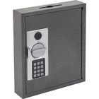 FireKing E-lock Steel Key Cabinets - Electronic, Key Lock - Scratch Resistant - for Key - Black, Silver, Silver, Black - Steel, Chrome Plated