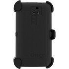 OtterBox Defender Carrying Case Rugged (Holster) Smartphone - Black - Damage Resistant, Wear Resistant, Tear Resistant, Drop Resistant, Bump Resistant, Scratch Resistant Screen Protector, Dust Resistant Interior, Scuff Resistant Screen Protector, Scrape Resistant, Dirt Resistant Interior, Impact Absorbing, ... - Silicone, Synthetic Rubber Body - Polycarbonate Interior Material - Belt Clip - 1 Pack