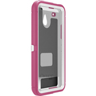 OtterBox Defender Carrying Case Rugged (Holster) Smartphone - Peony Pink, White - Scratch Resistant Screen Protector, Scuff Resistant Screen Protector, Scrape Resistant Screen Protector, Bump Resistant Interior, Drop Resistant, Dust Resistant, Lint Resistant, Debris Resistant, Shock Resistant, Impact Resistance - Silicone Body - Polycarbonate Interior Material - Belt Clip