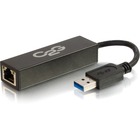 C2G USB 3.0 to Gigabit Ethernet Network Adapter - USB - 1024 MB/s Data Transfer Rate - 1 Port(s) - 1 - Twisted Pair - 10/100/1000Base-T - Desktop