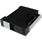 StarTech.com Dual Bay 5.25" Trayless Hot Swap Mobile Rack Backplane for 2.5" and 3.5" SATA/SAS HDD or SSD with Fan - 2 x HDD Supported - 1 x SSD Supported - 1 x 3.5" Bay - 1 x 2.5" Bay - Aluminum