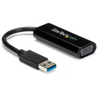 StarTech.com Slim USB 3.0 to VGA External Video Card Multi Monitor Adapter - 1920x1200 / 1080p - Connect a VGA display through this slim USB 3.0 Adapter for a multi-monitor solution ideal for your Ultrabook or Laptop - USB 3.0 to VGA Adapter - USB 3.0 to VGA Adapter - USB 3.0 Video Adapter - Slim External USB Display Adapter - USB Graphics Card