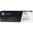 HP 312A (CF382A) Original Laser Toner Cartridge - Single Pack - Yellow - 1 Each - 2700 Pages