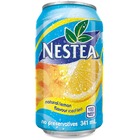 Nestle Nestea Natural Lemon Flavour Ice Tea Can - 341ml Can, 24/box