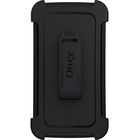 OtterBox Defender Carrying Case (Holster) Smartphone - Black - Drop Resistant Interior, Damage Resistant Interior, Dust Resistant Interior, Bump Resistant Interior, Shock Resistant Interior, Impact Absorbing Interior, Scratch Resistant, Smudge Resistant Screen Protector - Synthetic Rubber, Silicone Body - Polycarbonate Interior Material - Belt Clip - Retail