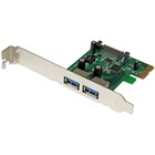 StarTech.com 2 Port PCI Express (PCIe) SuperSpeed USB 3.0 Card Adapter with UASP - SATA Power - Add 2 SuperSpeed USB 3.0 ports with SATA power to your PCI Express-enabled PC - 2 Port PCI Express (PCIe) USB 3.0 Card Adapter with UASP - SATA Power - Dual Po