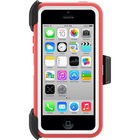 OtterBox Defender Carrying Case Apple iPhone Smartphone - Candy Pink, White - Dust Resistant, Drop Resistant, Bump Resistant, Shock Resistant, Scratch Resistant, Smudge Resistant, Impact Absorbing - Polycarbonate, Rubber, Silicone Body - Foam Interior Material - Two-tone - Holster, Swivel Clip