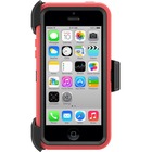 OtterBox Defender Carrying Case Apple iPhone Smartphone - Candy Pink, Black - Dust Resistant, Drop Resistant, Bump Resistant, Shock Resistant, Scratch Resistant, Smudge Resistant, Impact Absorbing - Polycarbonate, Rubber, Silicone Body - Foam Interior Material - Two-tone - Holster, Swivel Clip