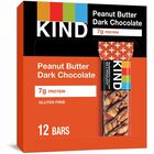KIND Peanut Butter Dark Chocolate Plus Protein Kind Bars - Gluten-free, Wheat-free, Non-GMO, Sulfur dioxide-free - Peanut Butter, Dark Chocolate - 39.7 g - 12 / Box