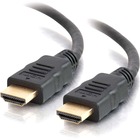C2G 10ft 4K High Speed 4K HDMI Cable with Ethernet - HDMI to HDMI 2.0 - M/M - 10 ft HDMI A/V Cable for Audio/Video Device, Chromebook, Network Device, Switch, Home Theater System - First End: 1 x HDMI Digital Audio/Video - Second End: 1 x HDMI Digital Audio/Video - Stacking Cable - Supports up to 4096 x 2160 - Black